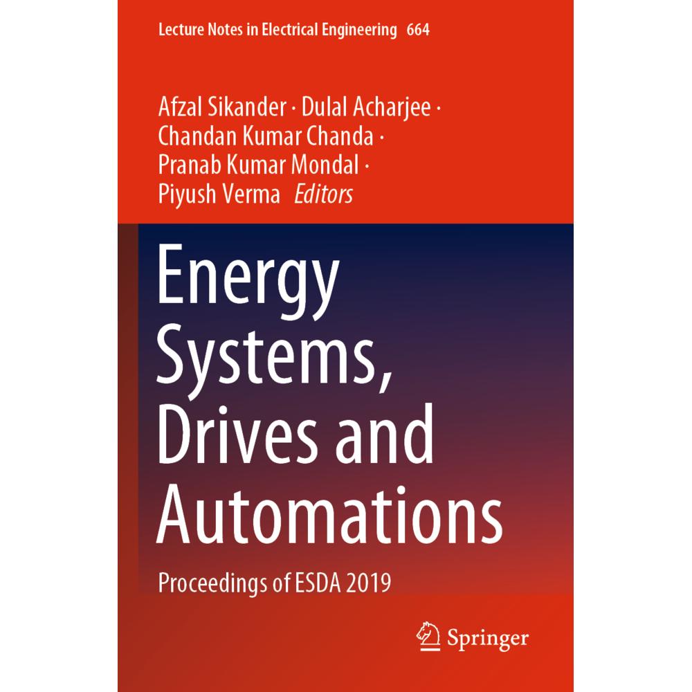 Energy Systems, Drives and Automations, Fachbücher von Chandan Kumar Chanda, Piyush Verma, Dulal Acharjee, Pranab Kumar ...
