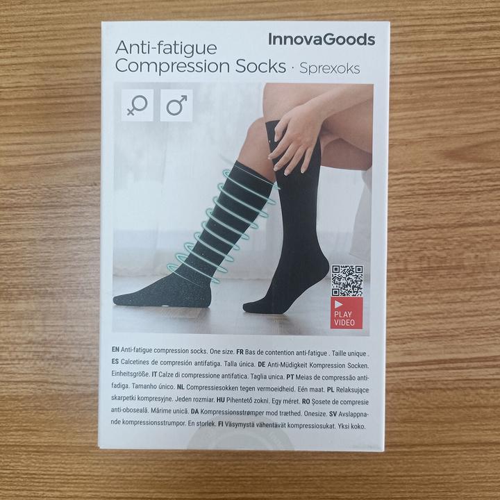 Actual product image InnovaGoods Relax compression socks (Single pack, One size)