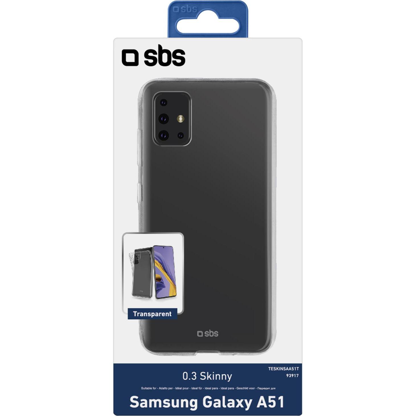 Thumbnail - SBS Schutzhülle (Samsung Galaxy A51), Smartphone Hülle, Transparent