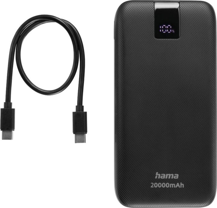 Actual product image Hama Power Pack PD 20 (20000 mAh, 20 W, 74 Wh)
