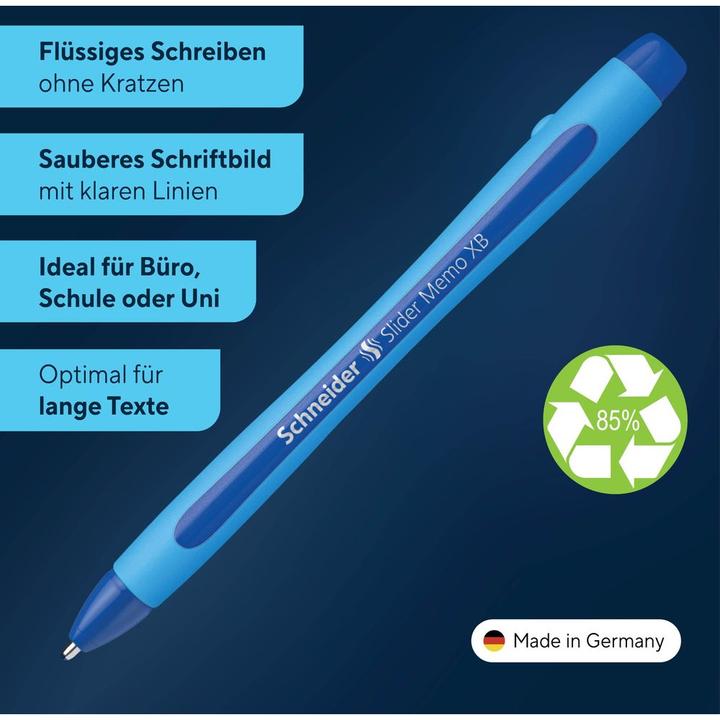 Immagine prodotto Schneider Cursore Biros Memo XB (Blu, Nero, Rosso, Verde, 1x)