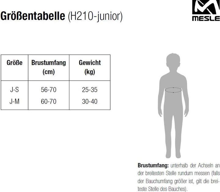 Produktbild Mesle H210 (3XS, 25 - 30 kg, 30 - 35 kg)