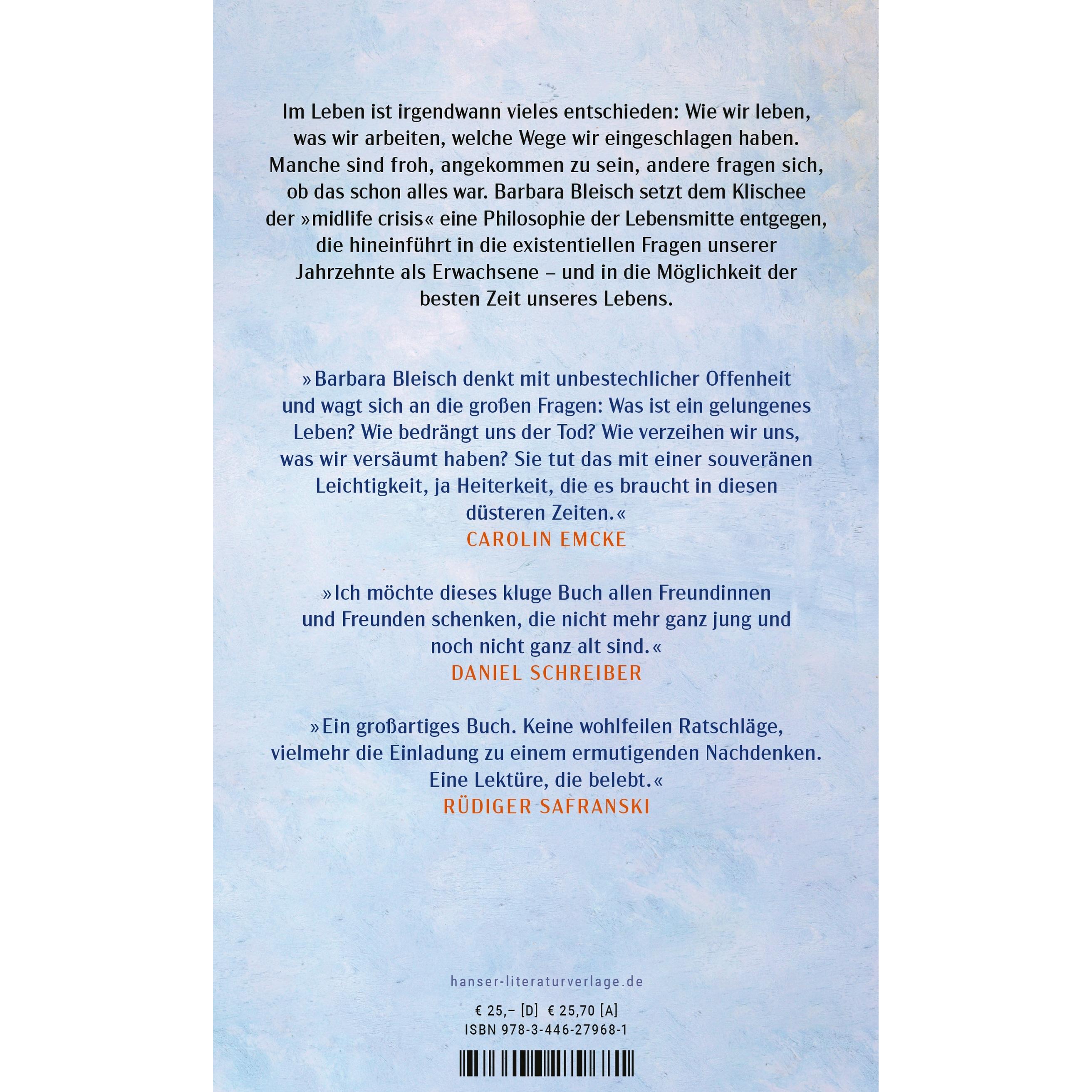 Thumbnail - Mitte des Lebens, Sachbücher von Barbara Bleisch