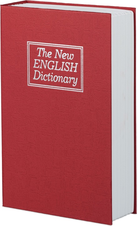 Actual product image Relaxdays Book safe dictionary