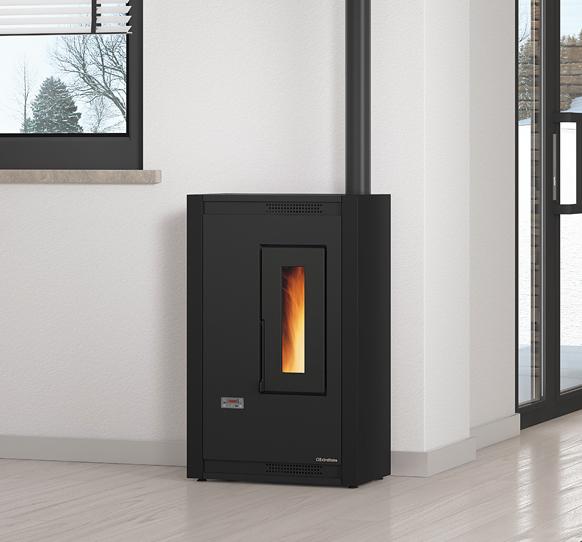 Image du produit Nordica Extraflame La Nordica Luisella poêle Installation libre Pellets Noir