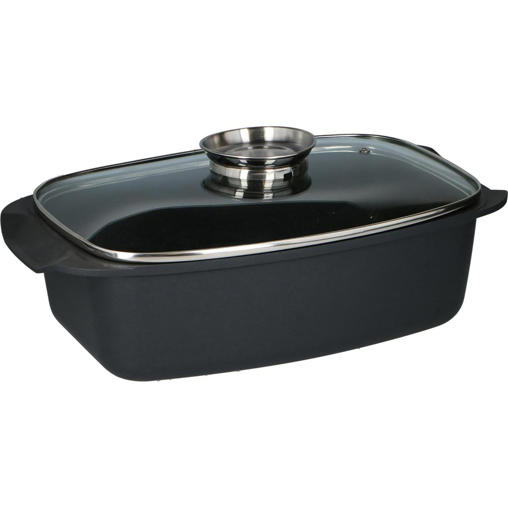 neuetischkultur Aromabräter 5,5 L, Pfanne + Kochtopf, Schwarz
