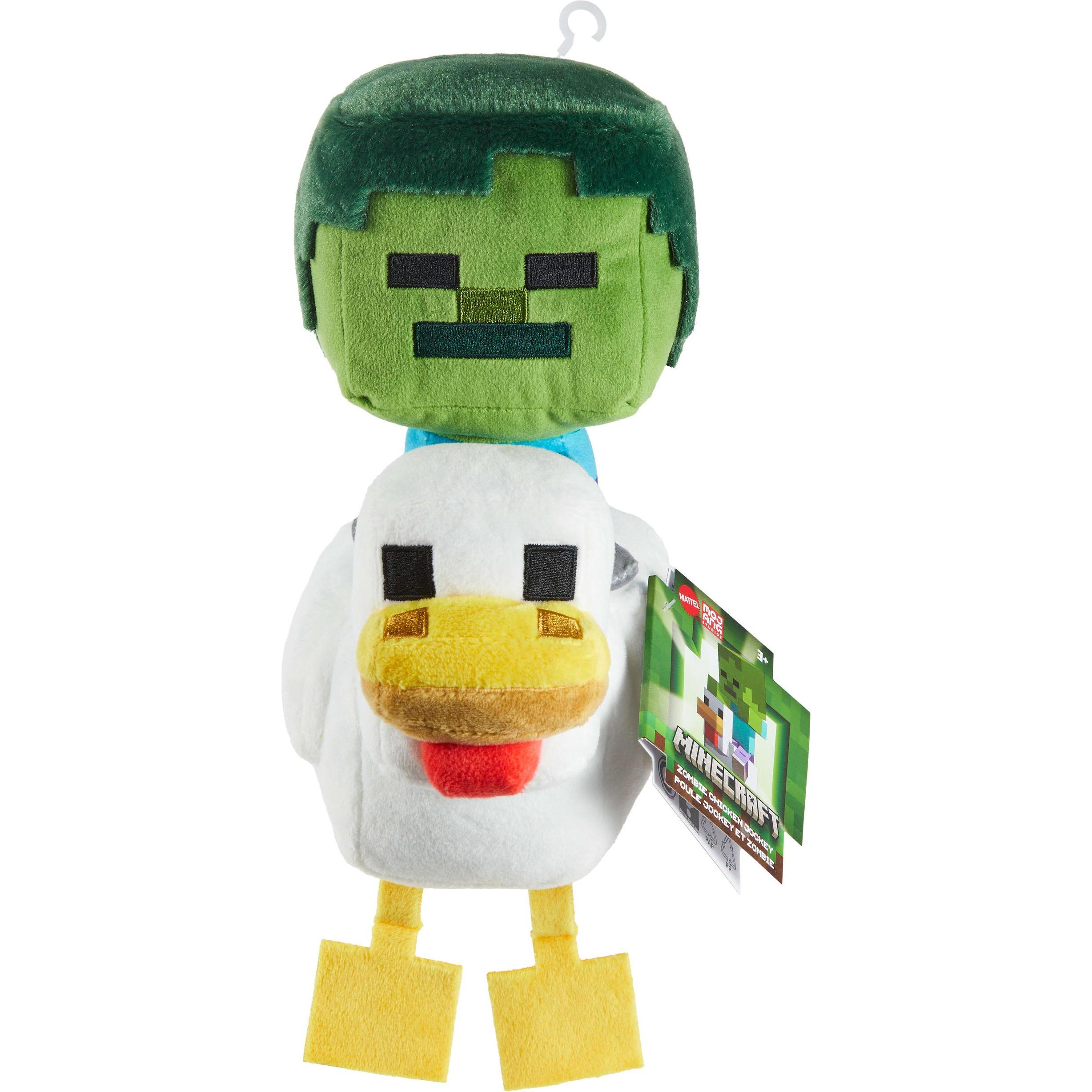 Mattel Minecraft Deluxe Plush - Chicken Jockey (20.30 cm)