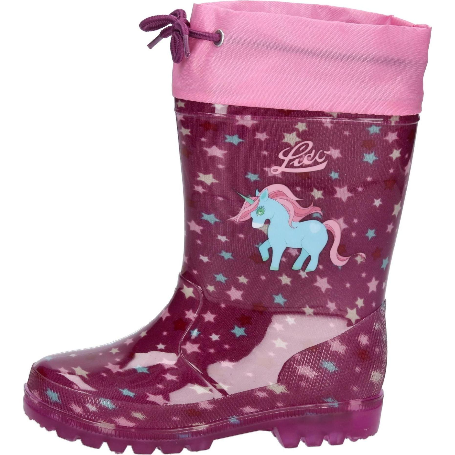 Lico, Mädchen, Gummistiefel, Power Blinky, Violett, (29)