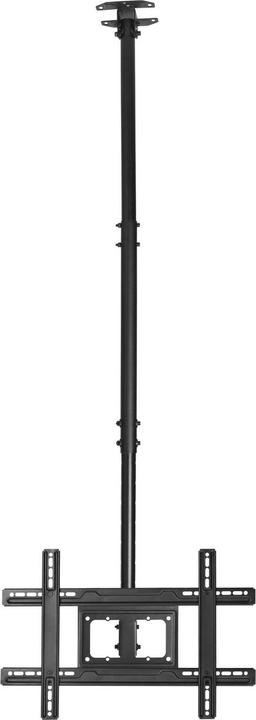 Actual product image Aisens Soporte Techo Giratorio Inclinable Extensible Monitor TV 50kg 37-80 Negro (Ceiling, 50 kg, 37" - 80")
