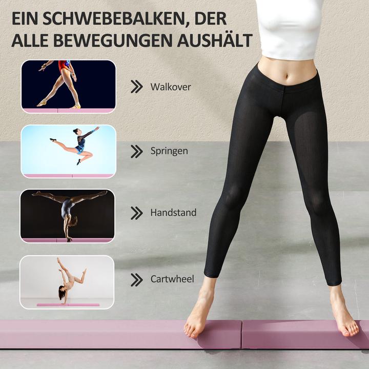 Produktbild SportNow Schwebebalken Kunststoff, Polyester Rosa