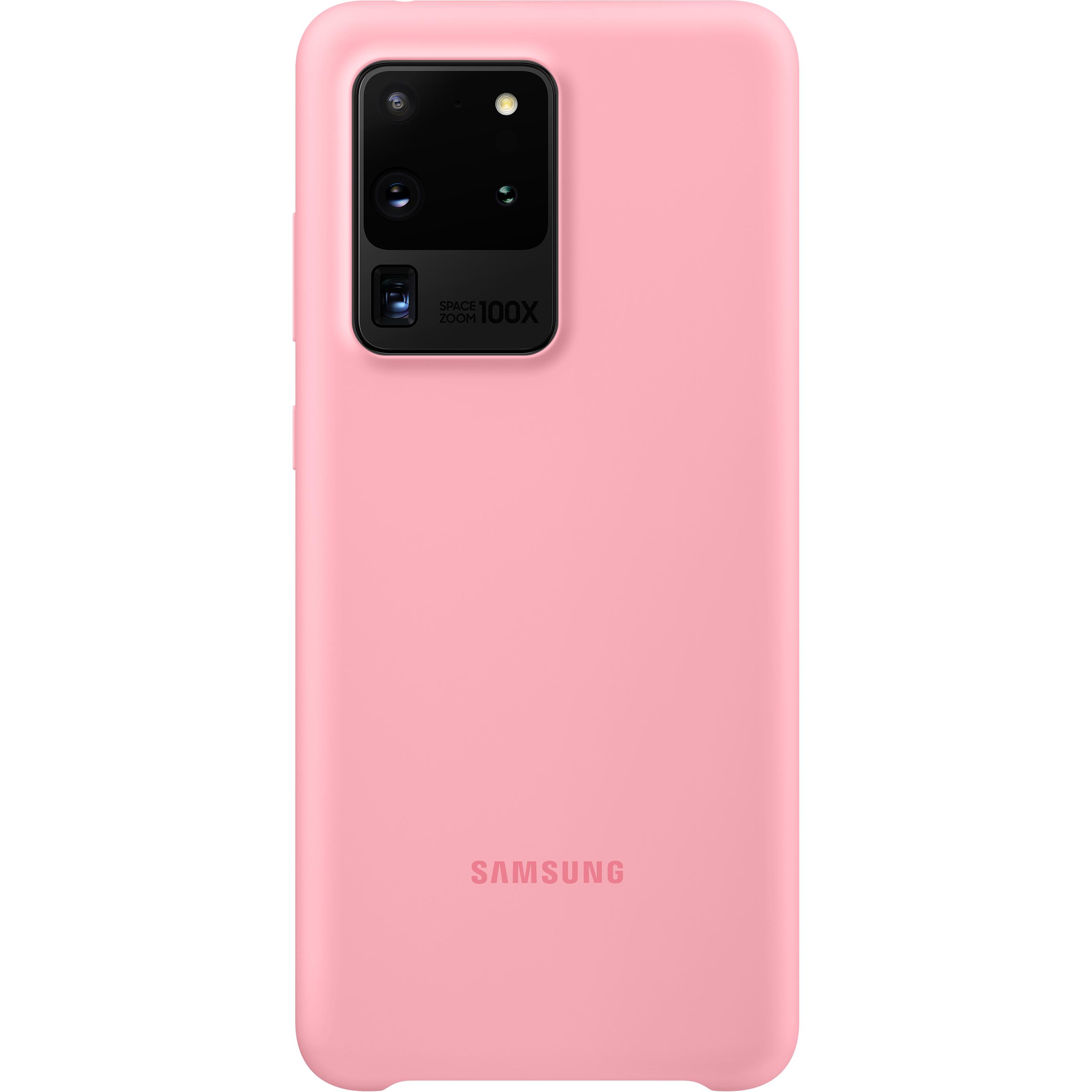 Samsung Silicone Cover (Samsung Galaxy S20 Ultra), Smartphone Hülle, Pink