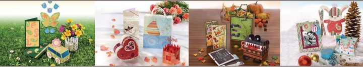 Produktbild Folia Designpapier Block Romantik (190 g/m², 12 x)