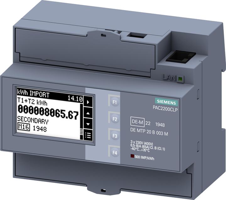 Actual product image Siemens Energy cost meter