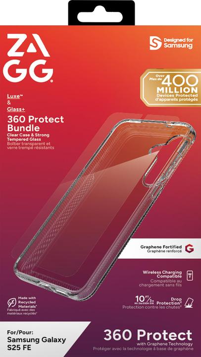 Produktbild Zagg Luxe & Glass 360 (Samsung Galaxy S25 FE)
