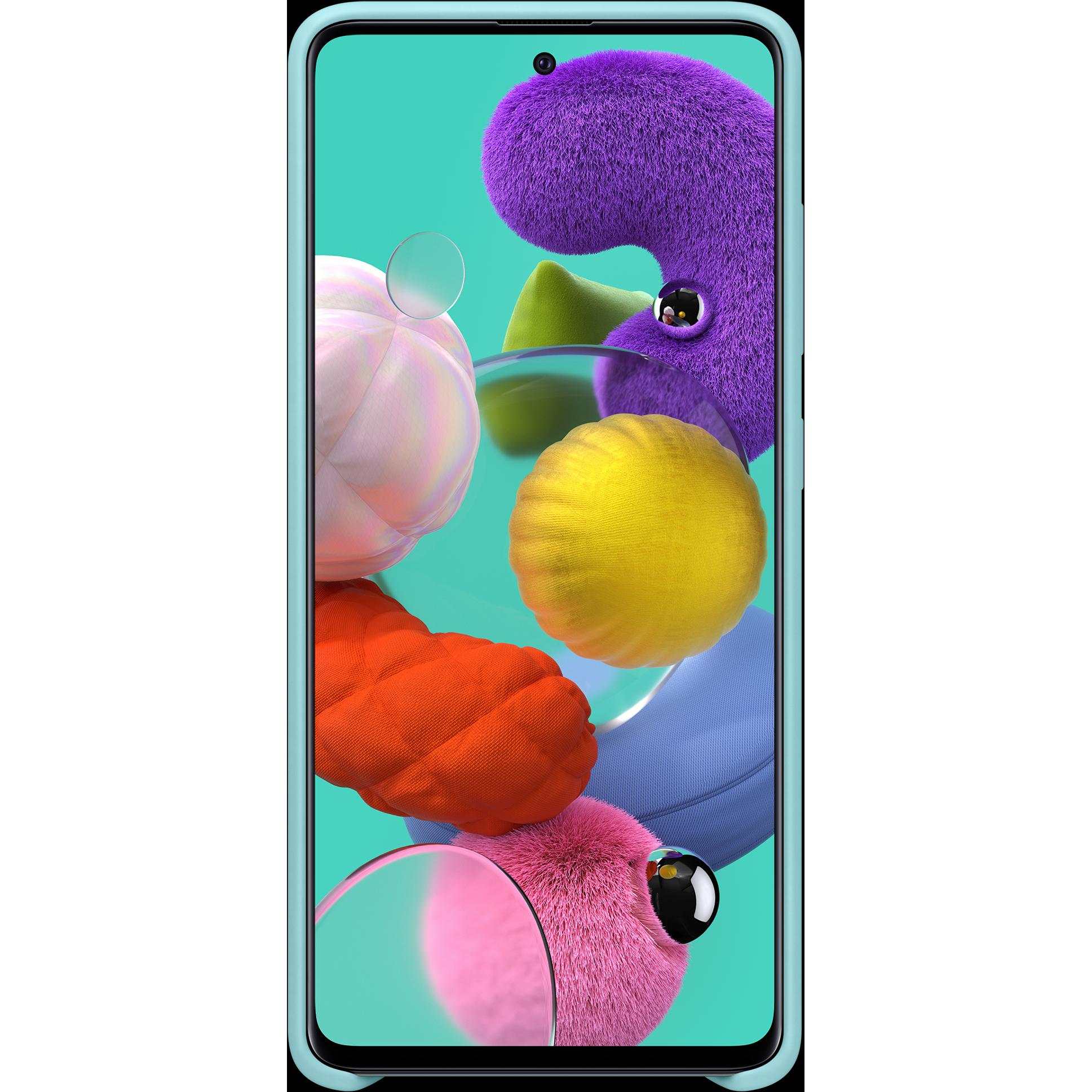 Thumbnail - Samsung Silicone Cover (Samsung Galaxy A51), Smartphone Hülle, Blau
