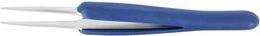 Produktbild Ideal Tek Pinzetten mit Gummigriff ESD Edelstahl Flach / Rund 120mm