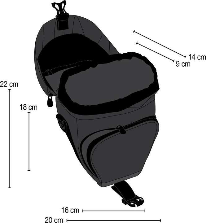Produktbild mantona Premium Colttasche (Kamera Schultertasche, Kamera Bereitschaftstasche, 3.61 l)