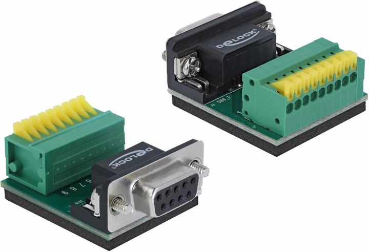Actual product image Delock Adapter Sub-D 9 Pin F Terminal Block 9 Pin 0 cm