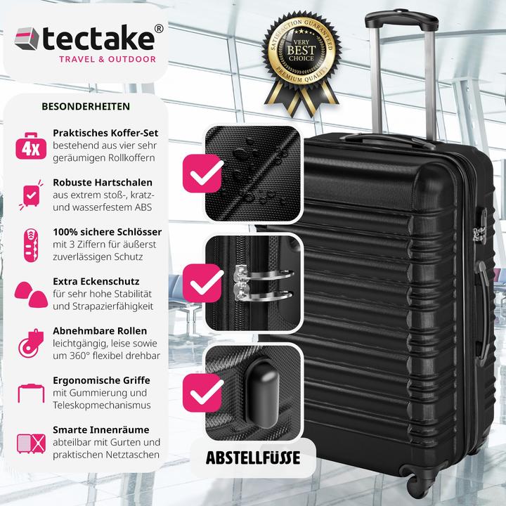 Actual product image tectake Hard case set (106 l)