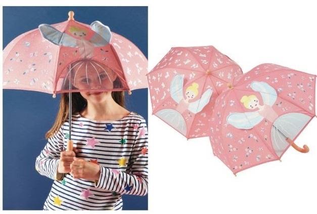 Produktbild ‎Floss & Rock Farbwechselnder Regenschirm mit Fensterballerinas