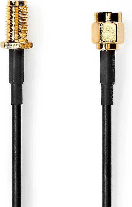 Produktbild Nedis Antennenkabel | SMA-Stecker | SMA-Buchse | Vergoldet | 50 Ohm | Einzeln geschirmt | 3.00 m | R (50 dB, Antennenkabel)