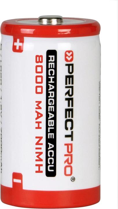 PerfectPro Akku D 2 Stück (2 Stk., 8000 mAh)