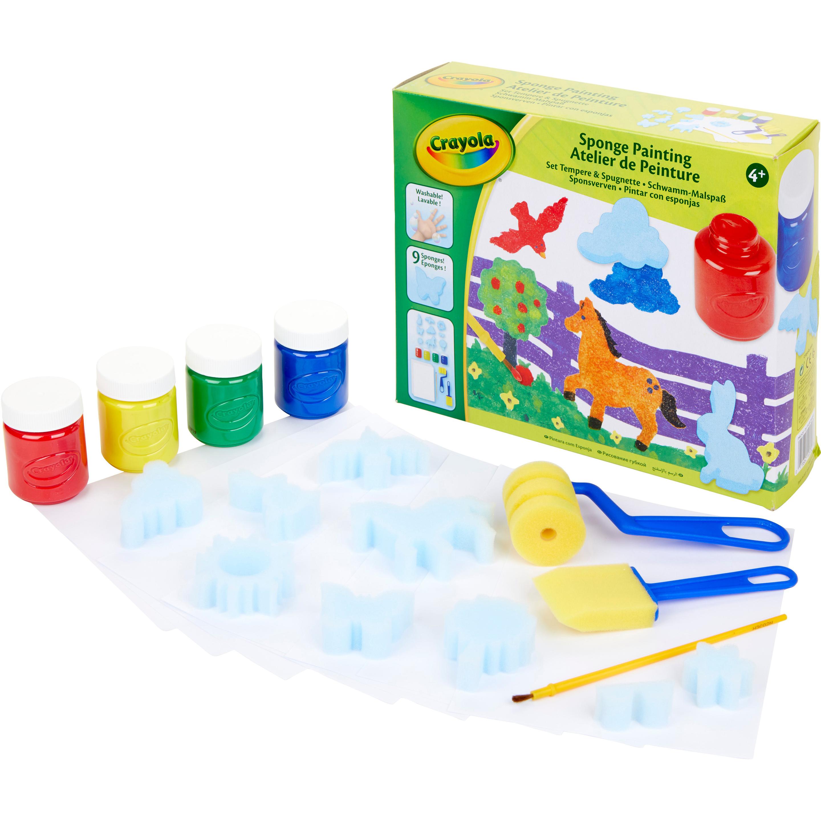 Crayola Craft Set Malen mit Schwamm