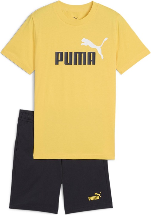 Actual product image Puma ESS 2 COLOR No. 1 Logo Tee and Shorts Set B (152)