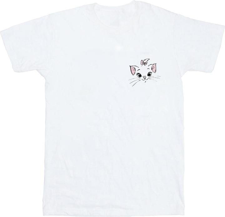 Immagine prodotto Disney Classics Marie Face Pocket Maglietta Ampia Donna (XL)