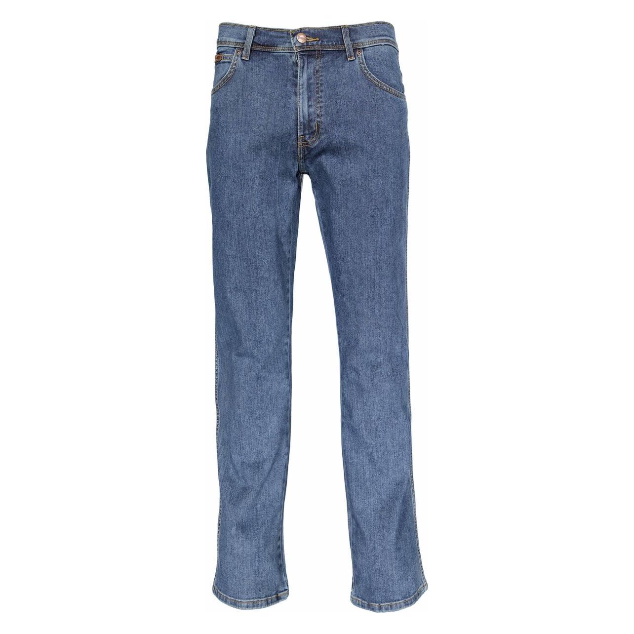 Wrangler, Mannen, Jeans, Texas, Blauw, (32)