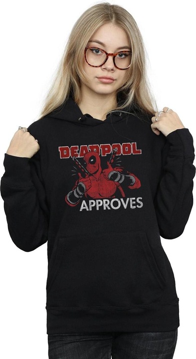 Immagine prodotto Deadpool Approves Felpa con Cappuccio Donna (M)