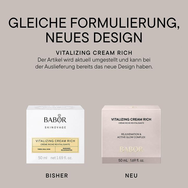 Actual product image Babor Vitalizing Cream Rich (50 ml, 24h cream)