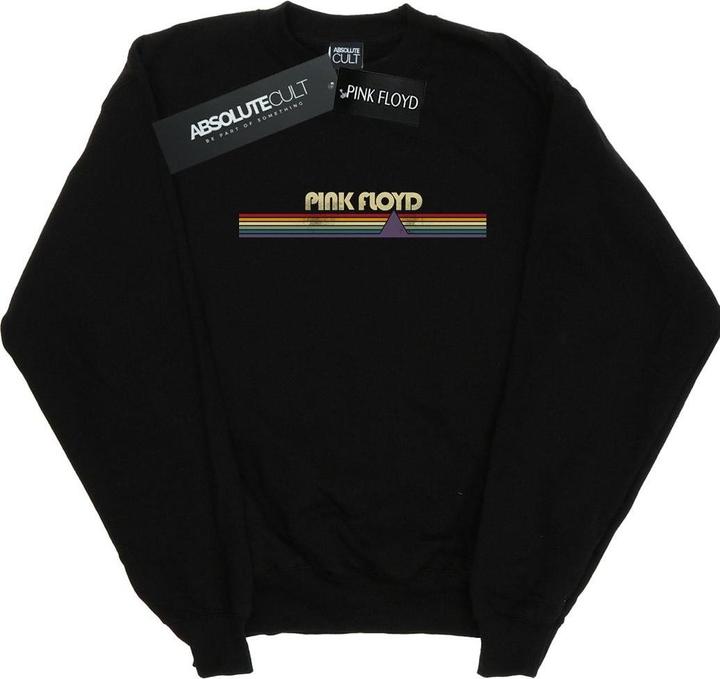 Actual product image Pink Floyd Mens Prism Retro Stripes Sweatshirt (4XL)