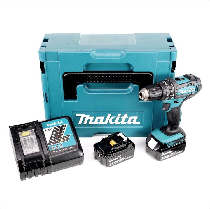Produktbild Makita DHP482RTJ 18V 2x Akku (Akkubetrieb)