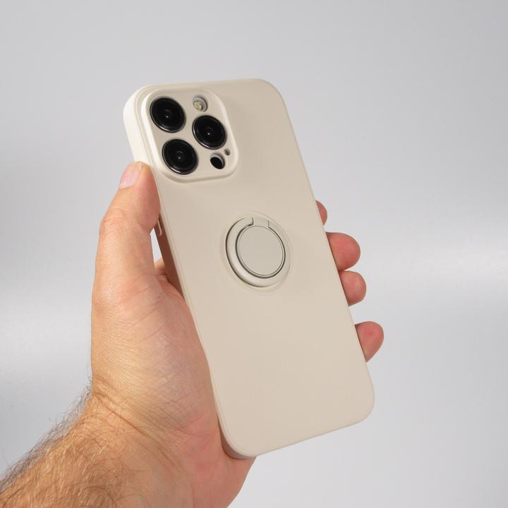 Produktbild PhoneLook Hülle Soft Touch mit Ring (Apple iPhone 14 Pro)
