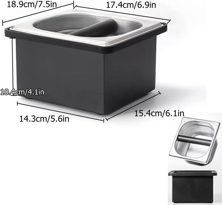 Immagine prodotto Gocoffun Kaffee-Klopfbox mit Silikonstange