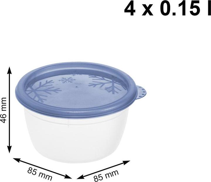 Actual product image Rotho Fridge tins (0.15 l)