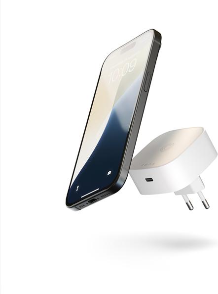 Actual product image Zens 1x 15W, 1x USB-C incl. charger (18 W)