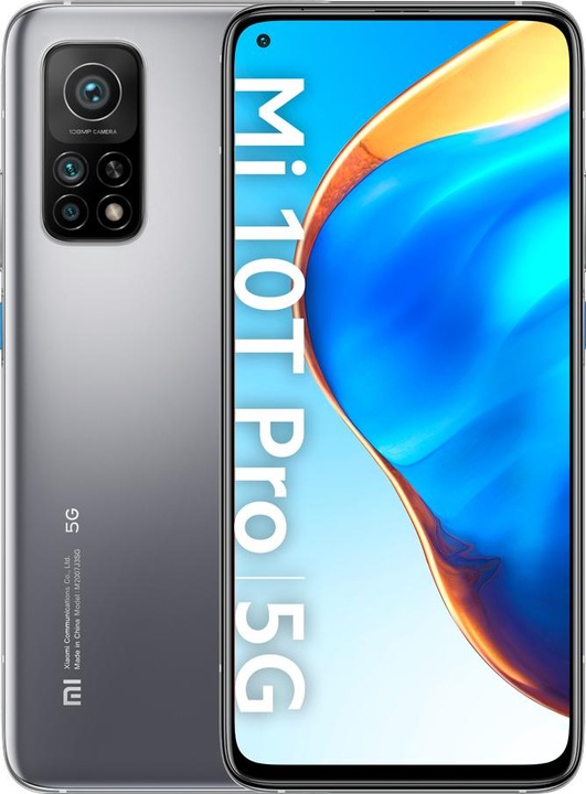 Produktbild Xiaomi Mi 10T Pro (256 GB, Lunar Silver, 6.67", Dual SIM, 108 Mpx, 5G)