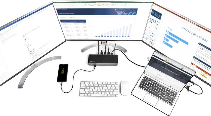 Produktbild StarTech DK31C3HDPDUE (USB-A, USB-C, 14 Ports)