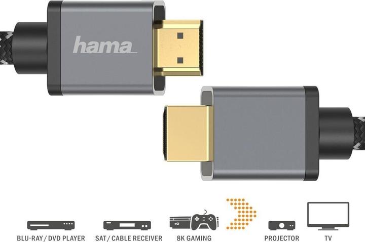 Produktbild Hama HDMI (Typ A) — HDMI (Typ A) (3 m, HDMI, 2.1)