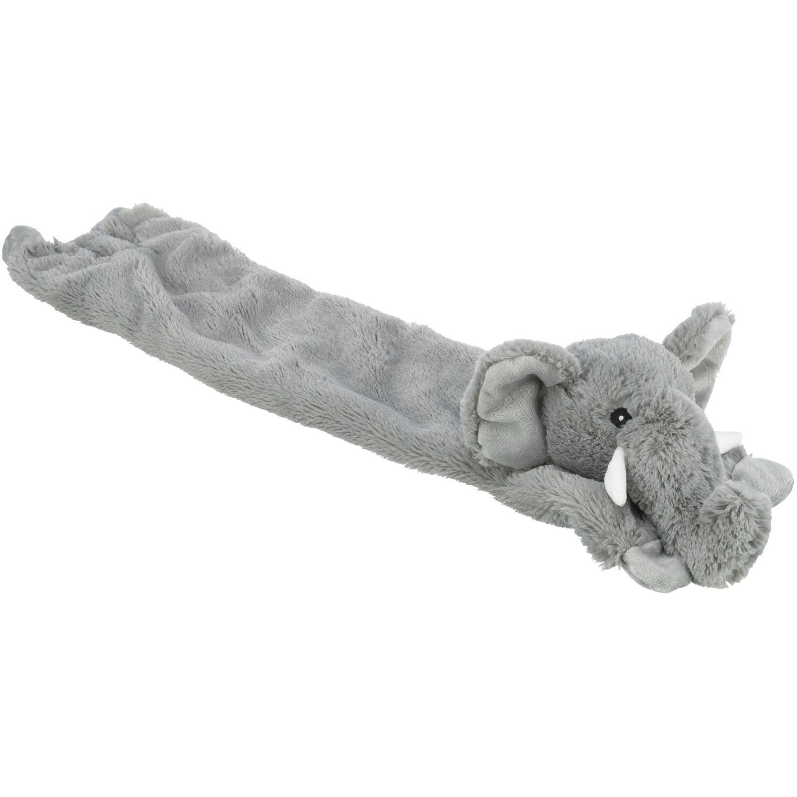 Thumbnail - Trixie Hunde-Spielzeug Schlenker-Elefant, 50 cm, Grau (Plüschspielzeug), Hundespielzeug