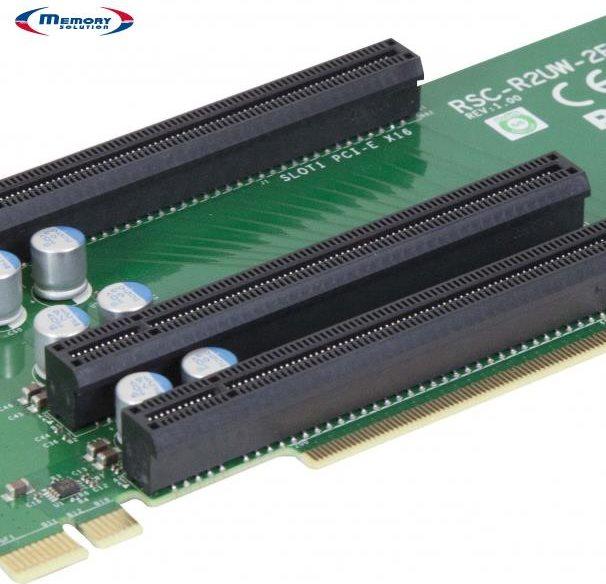 Actual product image Supermicro RSC R2UW-2E8E16+ - Riser Card