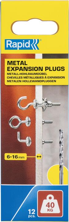 Produktbild NoName Metall-Hohlraumdübel (12 Stk.)