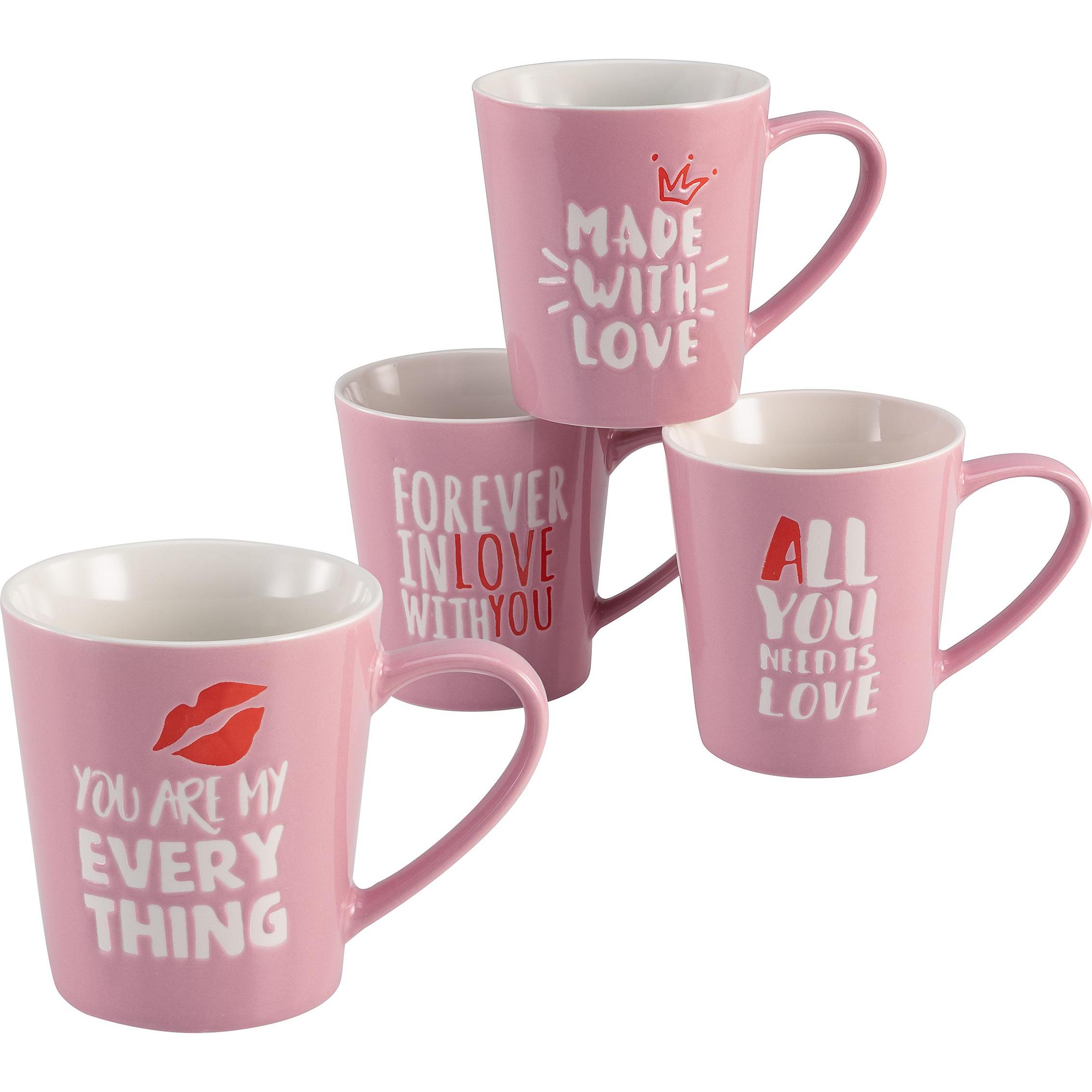 Thumbnail - CreaTable, Tasse, Love Collection (420 ml, 4 x)