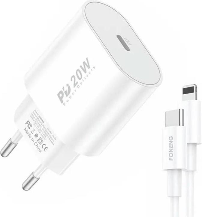 Image du produit Foneng Chargeur rapide EU39 (20 W, 1 portion)