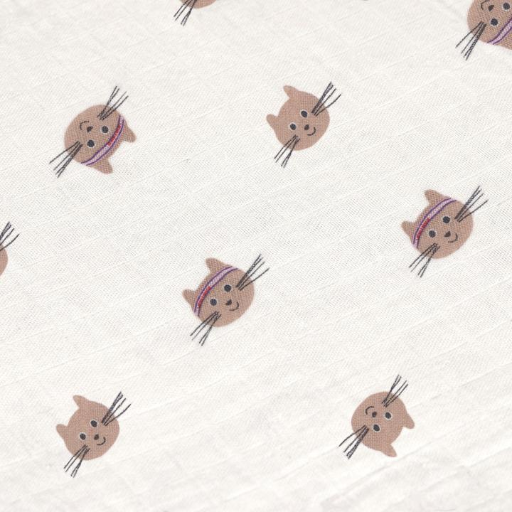 Productafbeelding Lässig Mulltuch Tiny Team Cat 3 Stück, 60 cm x 60 cm (60 cm, 60 cm)