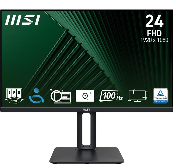 Actual product image MSI 24" PRO MP245PG Pro flat rate TFT 1920x1080 FHD 4ms (1920 x 1080 pixels, 23.80")