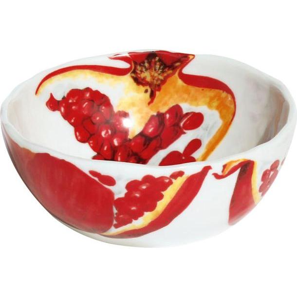 Taitù Dieta Mediterranea Fruits Schale Granatapfel, Schüssel + Schale, Mehrfarbig