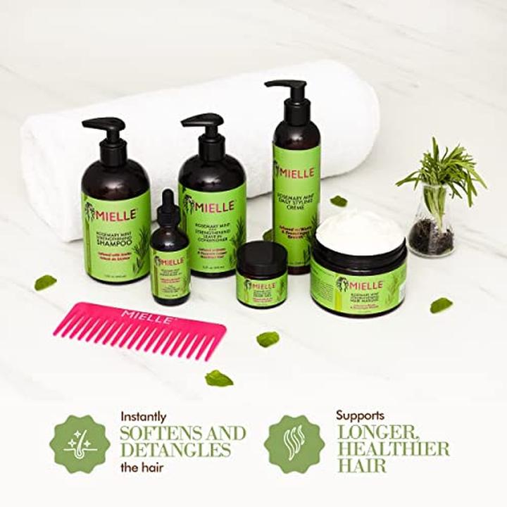 Image du produit Miele Après-shampooing fortifiant à la menthe rose et à la biotine 12 Ounce (355 ml)